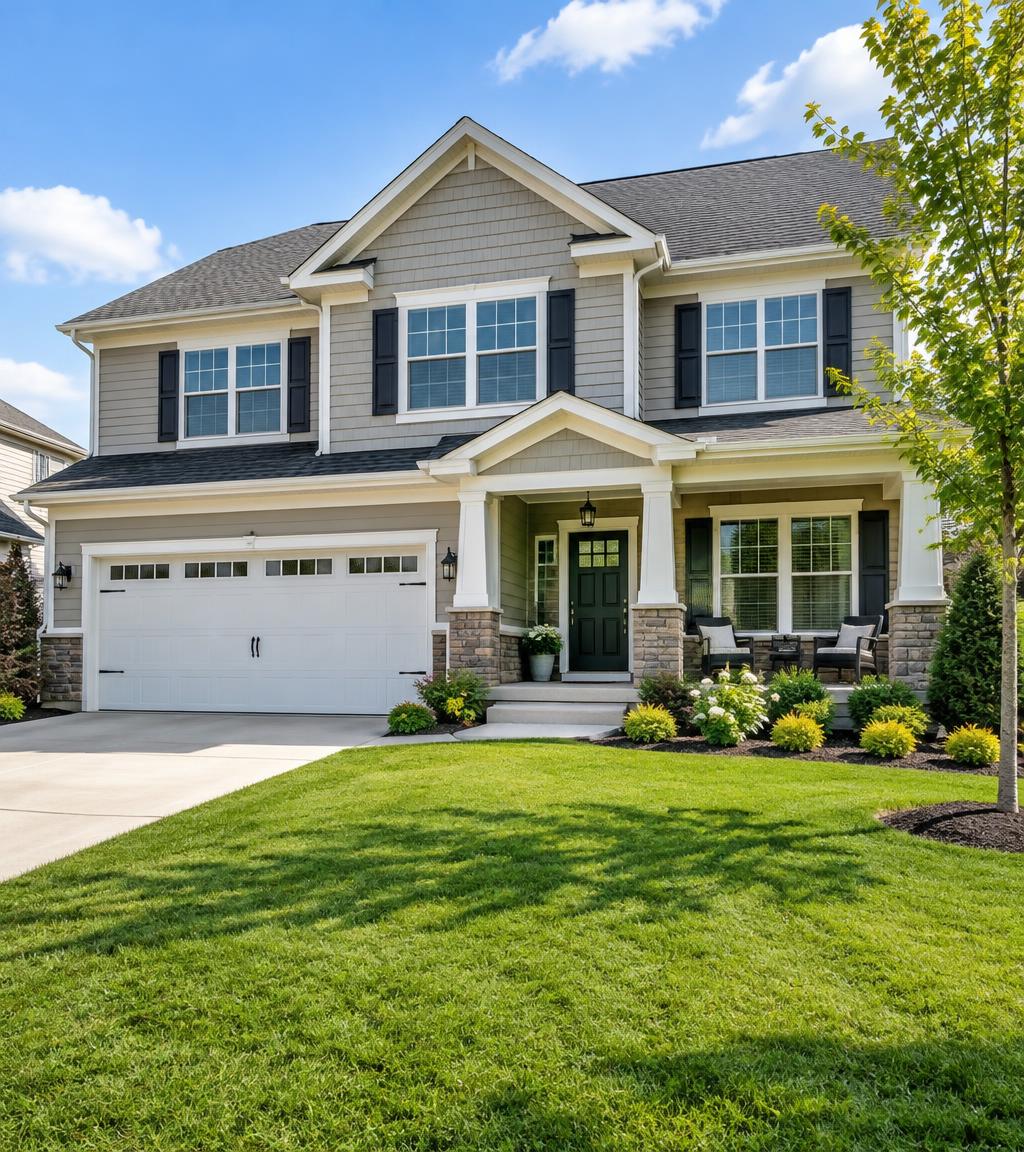Exterior of a residential home